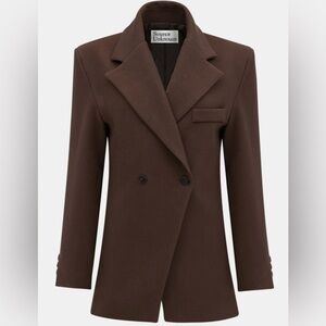 Nangy Double Breasted Cinched Blazer